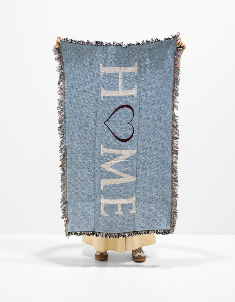 Fleece Haven Collection Area Rug -  Rhinelander Rectangle Blue  lifestyle 6