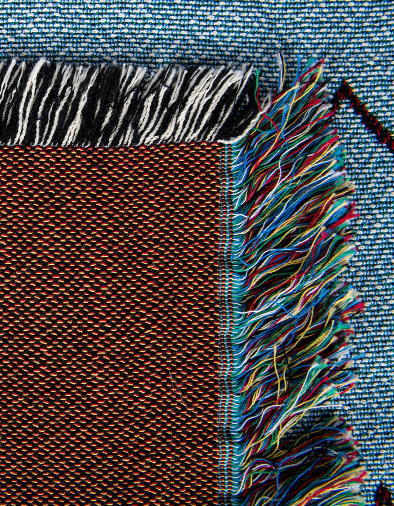 Fleece Haven Collection Area Rug -  Rhinelander Rectangle Blue  lifestyle 10