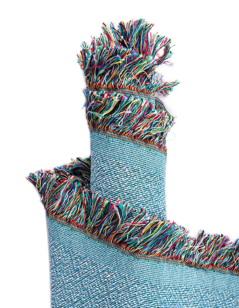 Fleece Haven Collection Area Rug -  Rhinelander Rectangle Blue  lifestyle 12