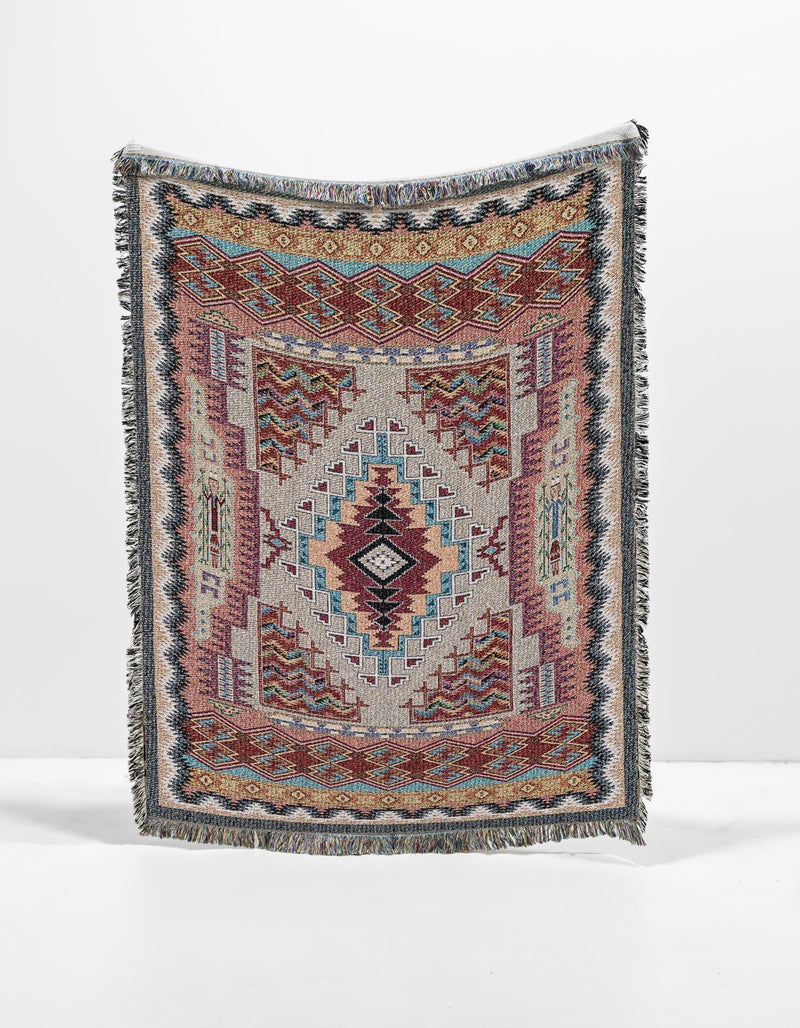 Fleece Haven Collection Area Rug -  TwinFalls Rectangle Multi  lifestyle 6