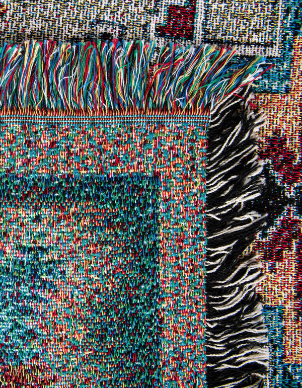 Fleece Haven Collection Area Rug -  TwinFalls Rectangle Multi  lifestyle 10