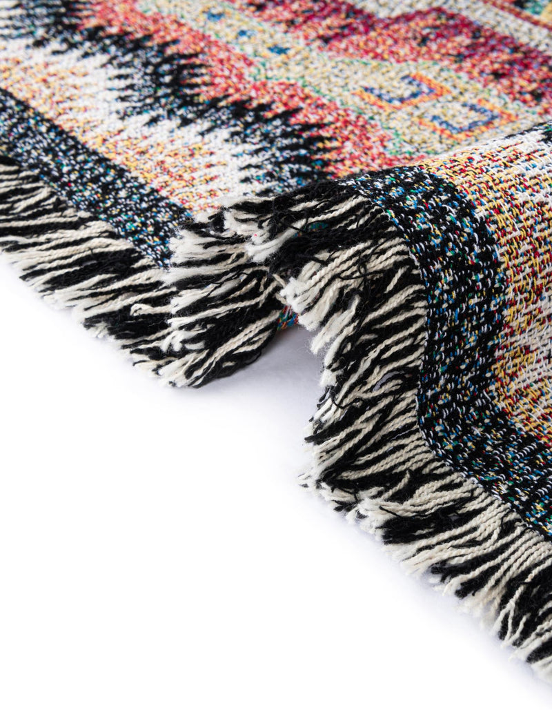 Fleece Haven Collection Area Rug -  TwinFalls Rectangle Multi  lifestyle 11