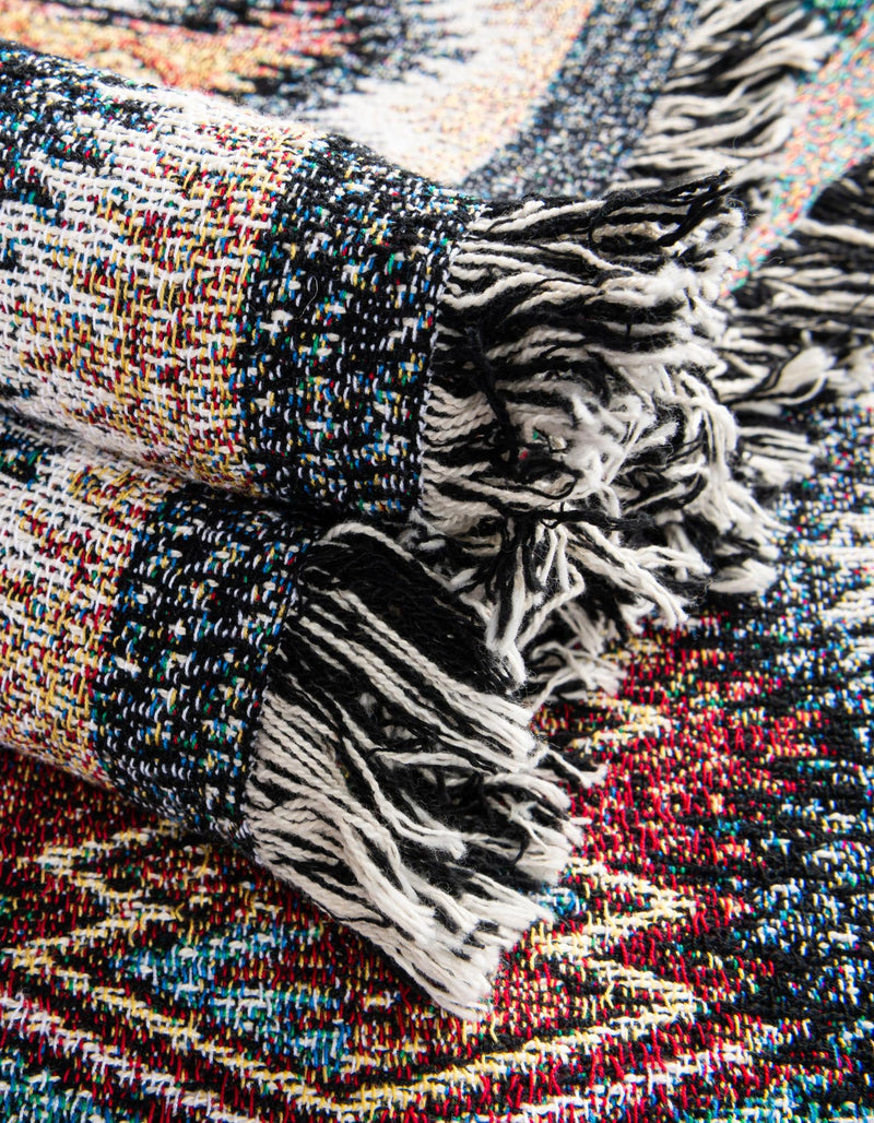 Fleece Haven Collection Area Rug -  TwinFalls Rectangle Multi  lifestyle 14