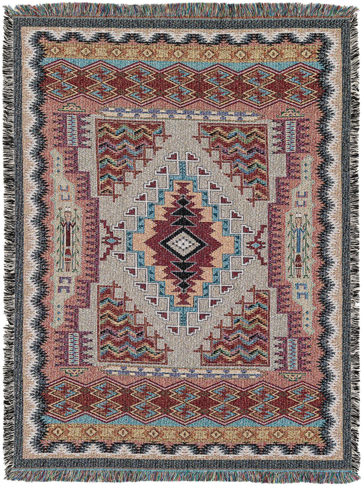 Fleece Haven Collection Area Rug -  TwinFalls Rectangle Multi Main