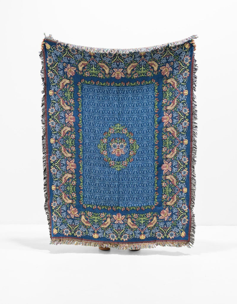 Fleece Haven Collection Area Rug -  Unionville Rectangle Blue  lifestyle 6