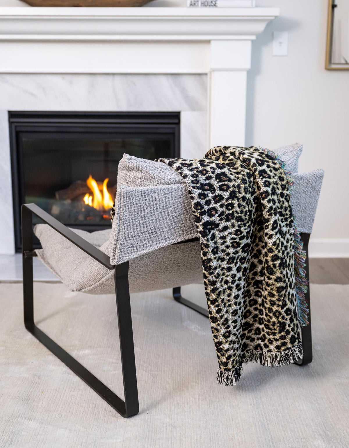 Fleece Haven Collection Area Rug -  Vernon Rectangle Multi  lifestyle 2