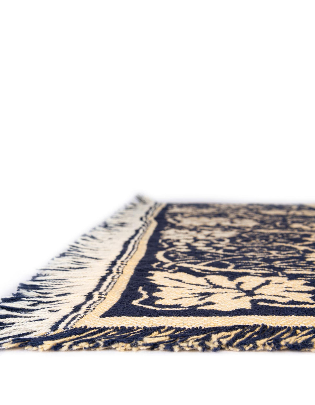Fleece Haven Collection Area Rug -  Wray Rectangle Blue and White  lifestyle 8