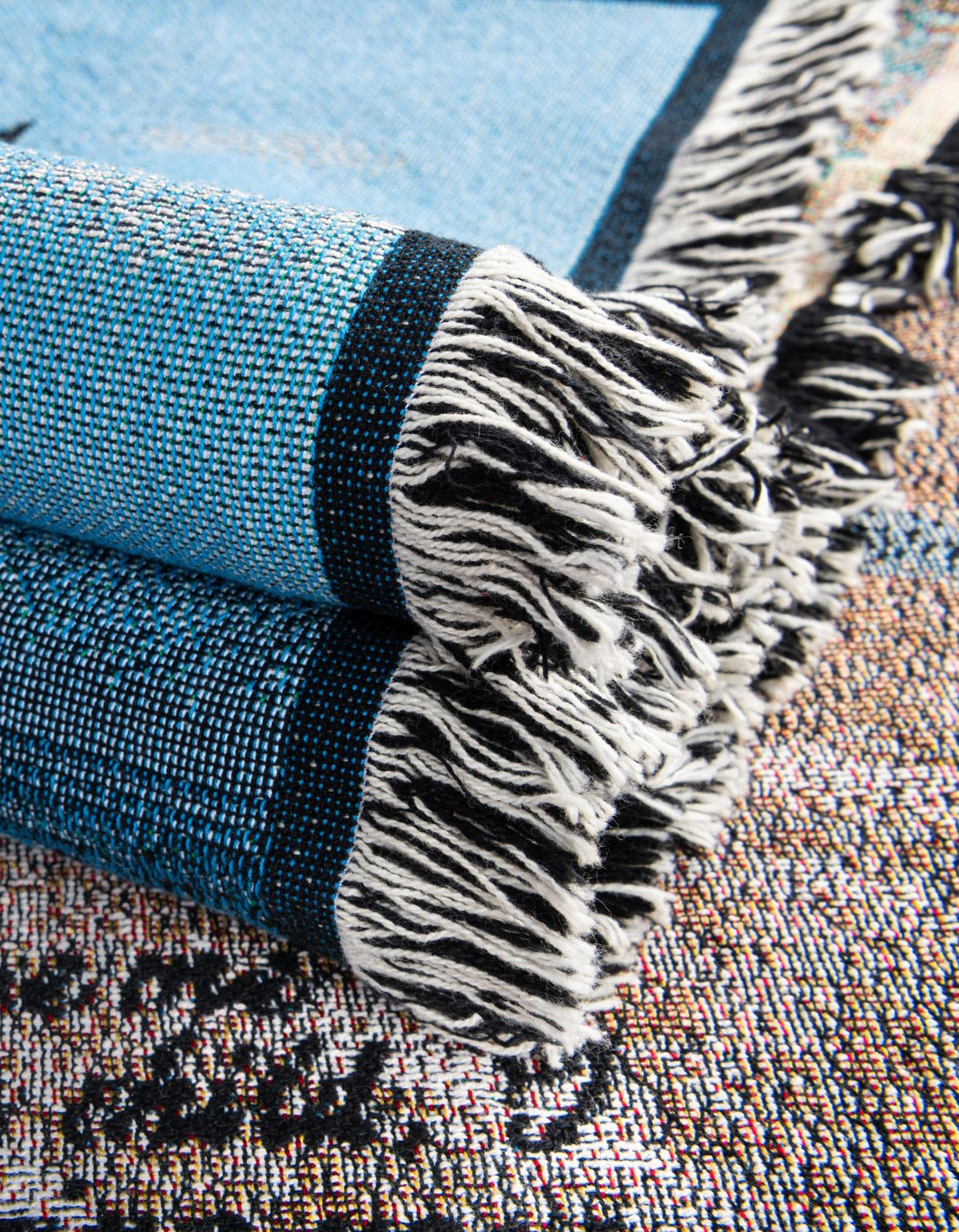 Fleece Haven Collection Area Rug -  Xylocarp Rectangle Multi  lifestyle 11