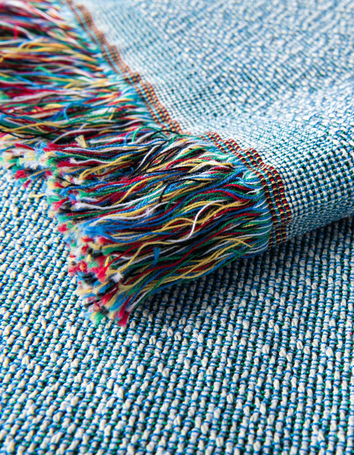 Fleece Haven Collection Area Rug -  Yukon Rectangle Blue  lifestyle 7