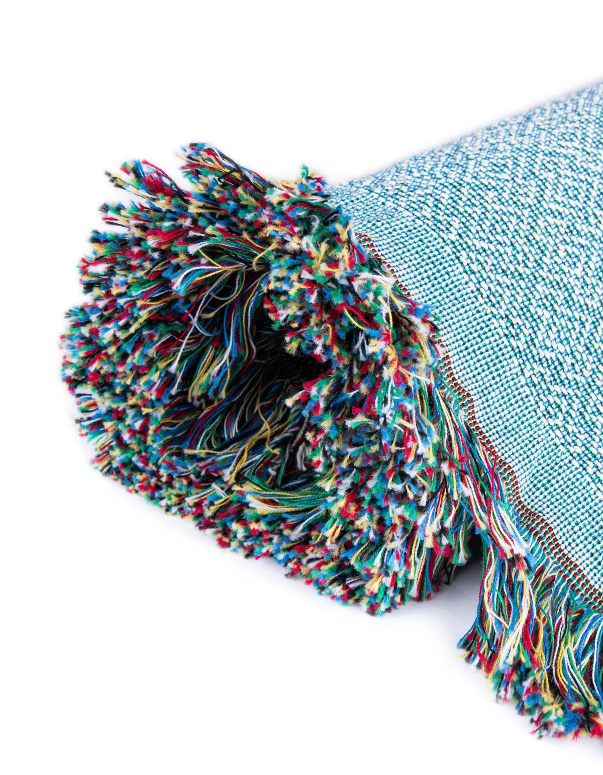 Fleece Haven Collection Area Rug -  Yukon Rectangle Blue  lifestyle 13