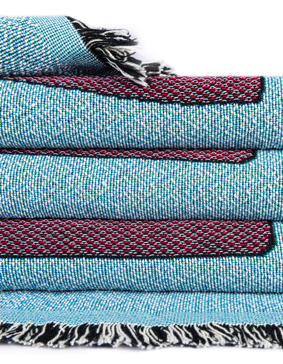 Fleece Haven Collection Area Rug -  Yukon Rectangle Blue  lifestyle 15