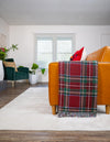 Fleece Haven Collection Area Rug -  Zeeland Rectangle Red  lifestyle 3