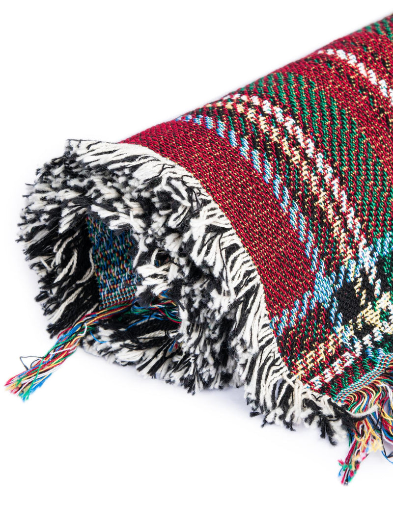 Fleece Haven Collection Area Rug -  Zeeland Rectangle Red  lifestyle 13