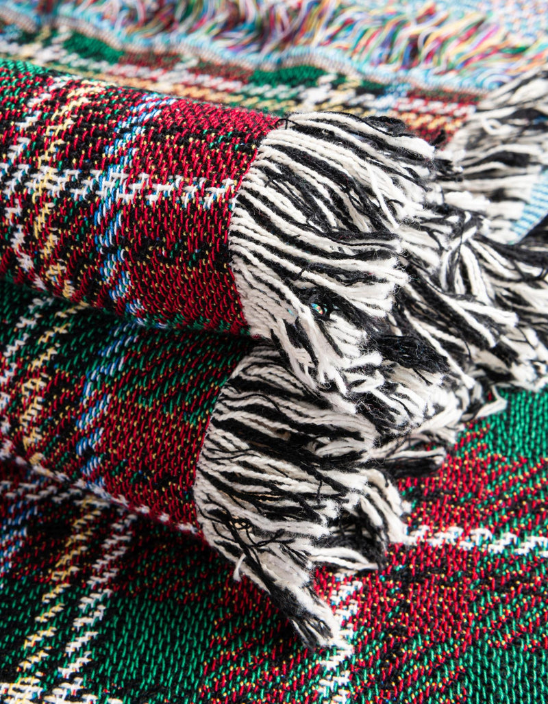 Fleece Haven Collection Area Rug -  Zeeland Rectangle Red  lifestyle 14