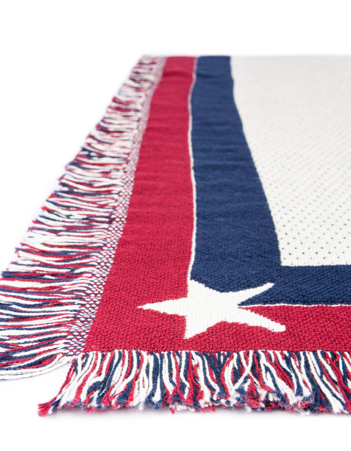 Fleece Haven Collection Area Rug -  Casper Rectangle Red and Blue  lifestyle 8