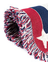 Fleece Haven Collection Area Rug -  Casper Rectangle Red and Blue  lifestyle 13