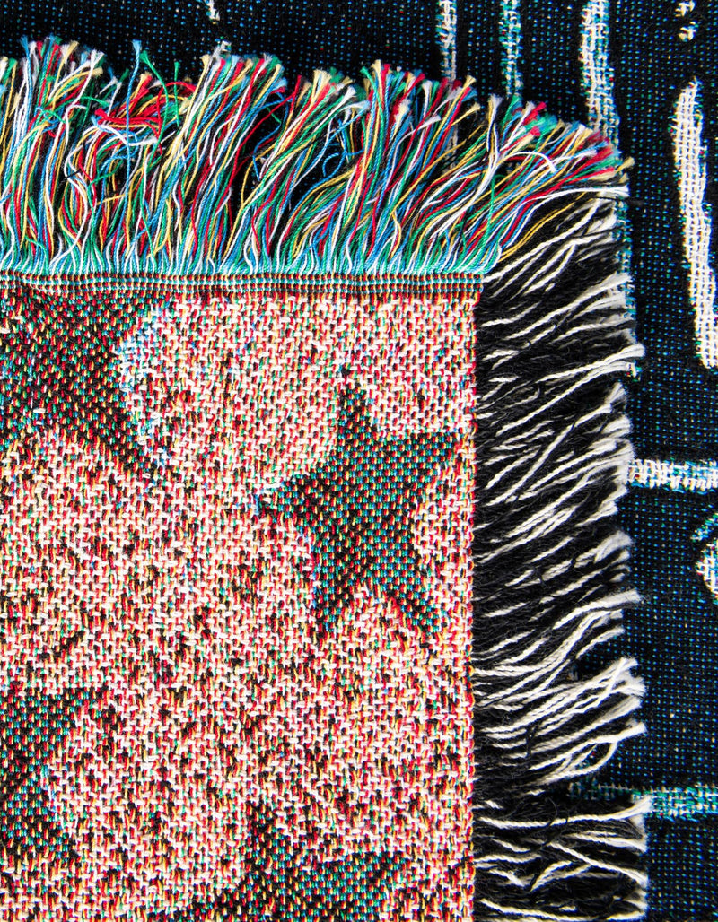 Fleece Haven Collection Area Rug -  Durango Rectangle Red and Blue  lifestyle 10