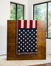 Fleece Haven Collection Area Rug -  Elgin Rectangle Red and Blue  lifestyle 6