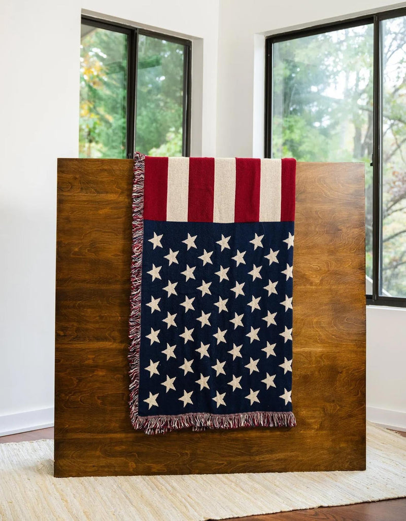 Fleece Haven Collection Area Rug -  Elgin Rectangle Red and Blue  lifestyle 6