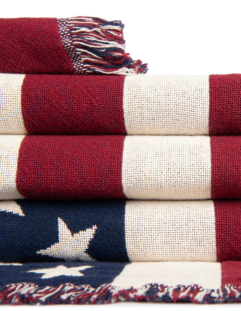 Fleece Haven Collection Area Rug -  Elgin Rectangle Red and Blue  lifestyle 12