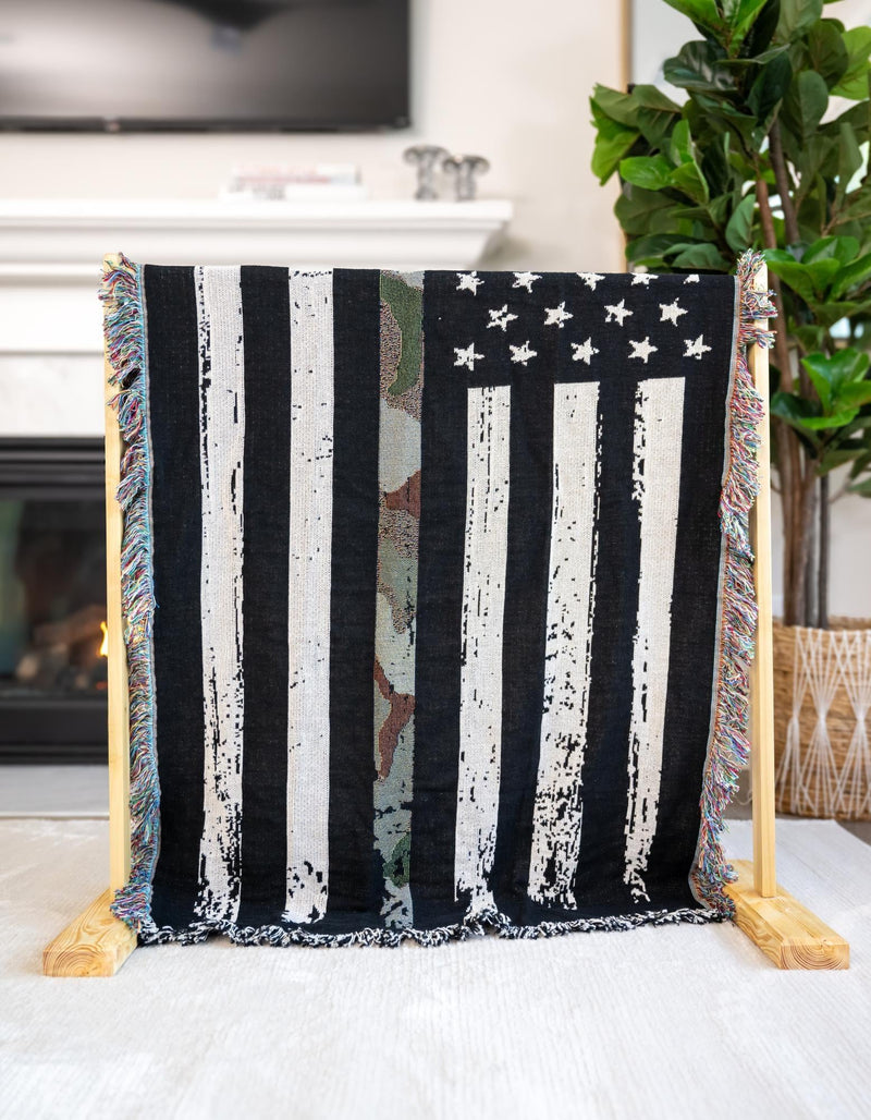 Fleece Haven Collection Area Rug -  Fairbanks Rectangle Black and White  lifestyle 7