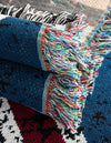 Fleece Haven Collection Area Rug -  Galveston Rectangle Red and Blue  lifestyle 14