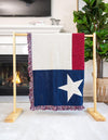 Fleece Haven Collection Area Rug -  Helena Rectangle Red and Blue  lifestyle 8