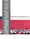 Fleece Haven Collection Area Rug -  Helena Rectangle Red and Blue  lifestyle 6