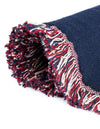 Fleece Haven Collection Area Rug -  Helena Rectangle Red and Blue  lifestyle 13