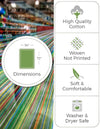 Fleece Haven Collection Area Rug -  Juneau Rectangle Multi  lifestyle 20