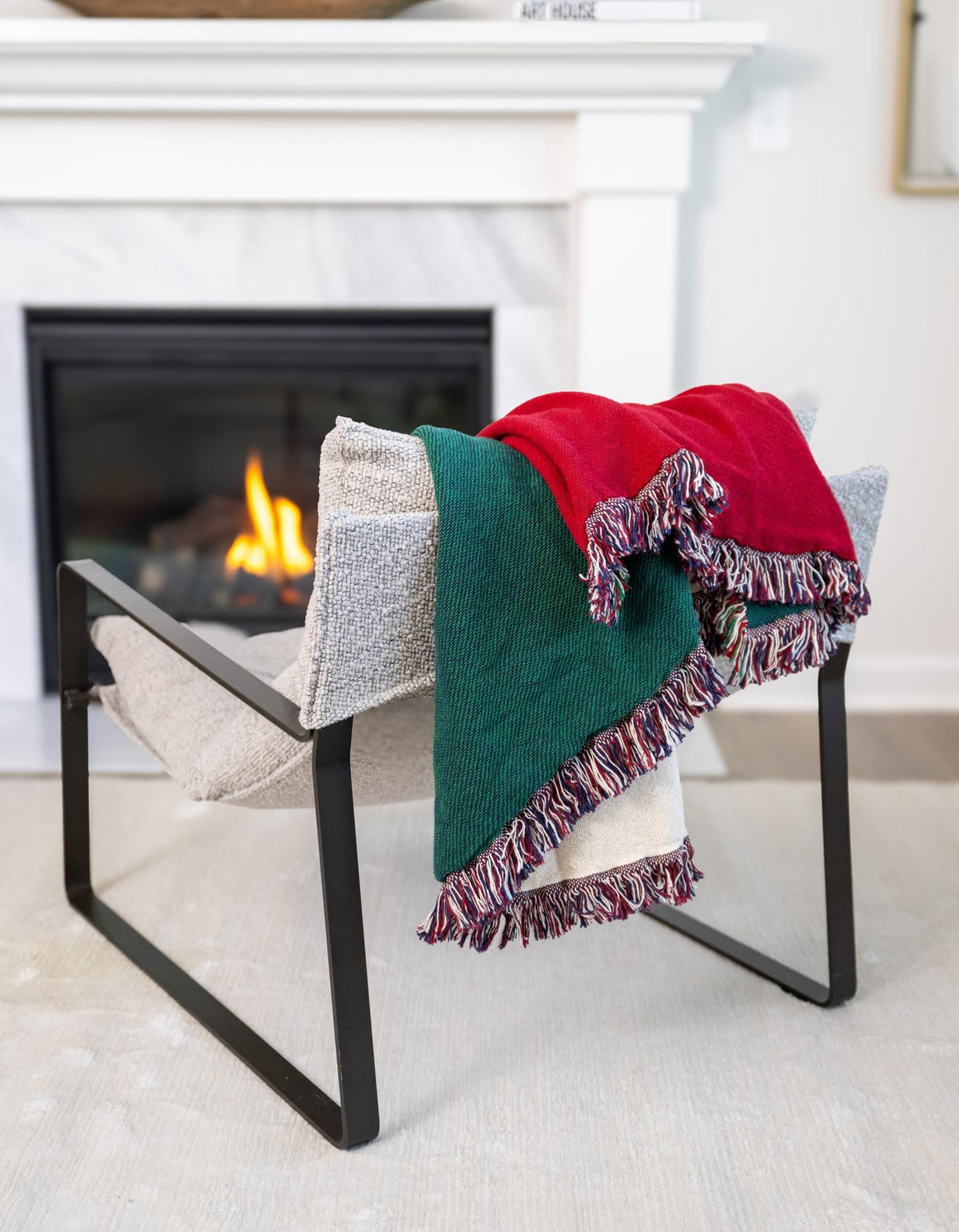 Fleece Haven Collection Area Rug -  Kodiak Rectangle Multi  lifestyle 2