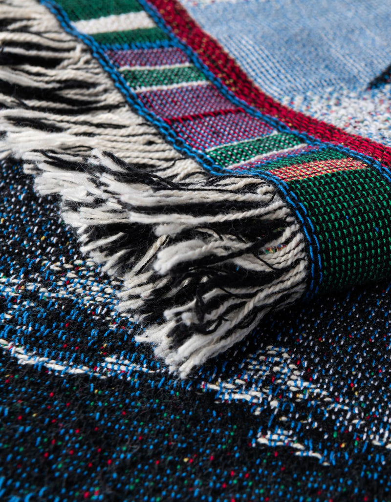 Fleece Haven Collection Area Rug -  Olympia Rectangle Blue  lifestyle 7