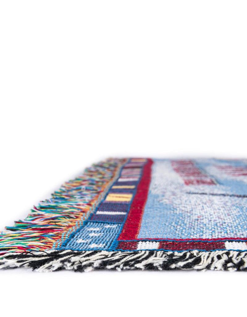 Fleece Haven Collection Area Rug -  Olympia Rectangle Blue  lifestyle 8