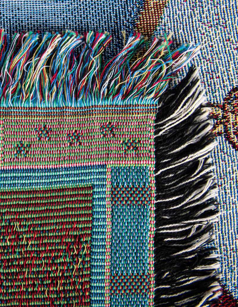 Fleece Haven Collection Area Rug -  Olympia Rectangle Blue  lifestyle 10