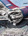 Fleece Haven Collection Area Rug -  Phoenix Rectangle Blue  lifestyle 7