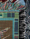Fleece Haven Collection Area Rug -  Phoenix Rectangle Blue  lifestyle 10
