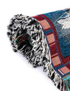 Fleece Haven Collection Area Rug -  Phoenix Rectangle Blue  lifestyle 13