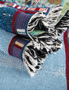 Fleece Haven Collection Area Rug -  Phoenix Rectangle Blue  lifestyle 14