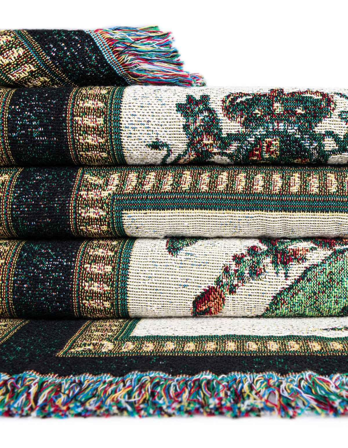 Fleece Haven Collection Area Rug -  Quincy Rectangle Multi  lifestyle 15