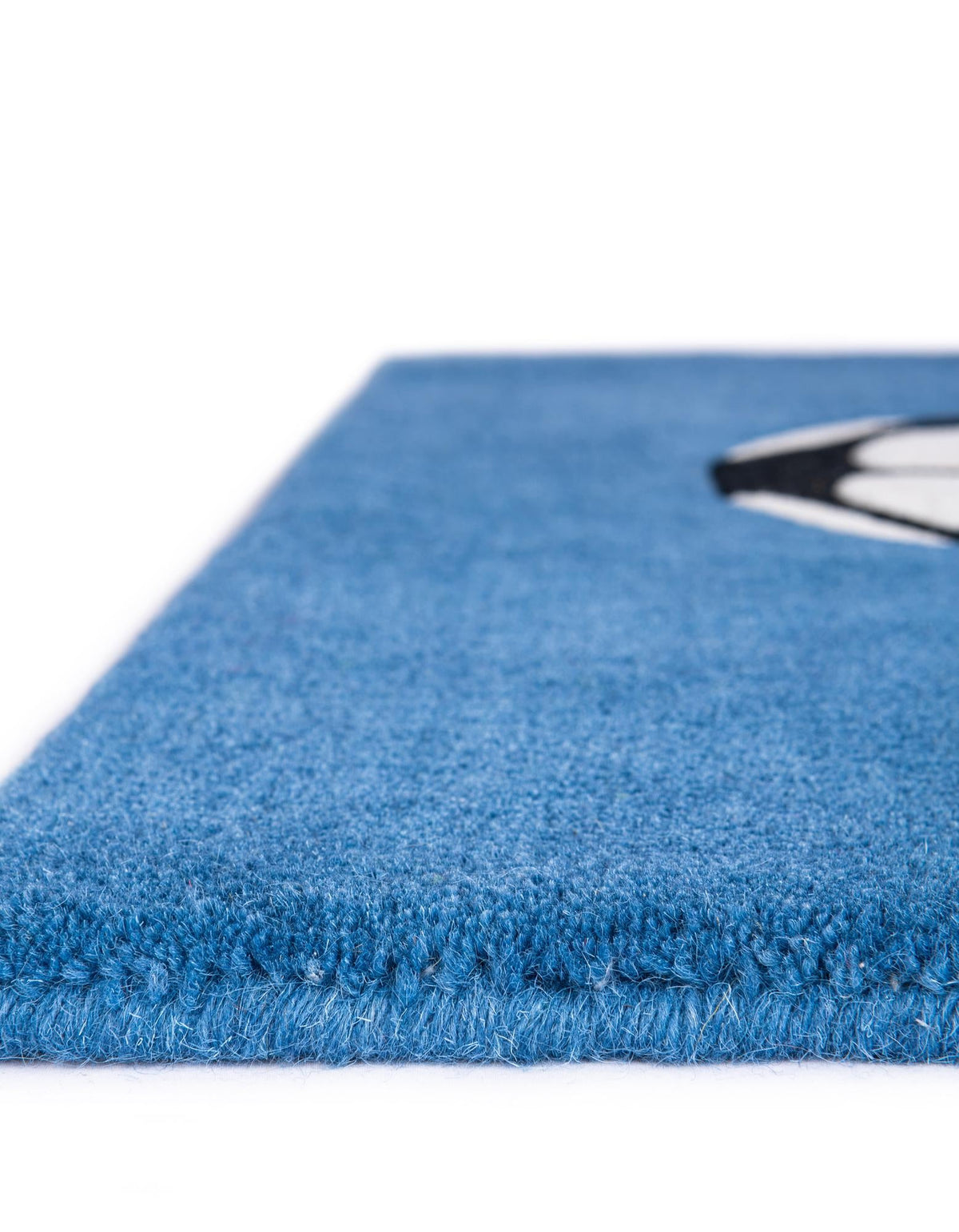 Whimsy Wonders Wool Collection Area Rug -  Desert Rectangle Blue and Orange  lifestyle 14