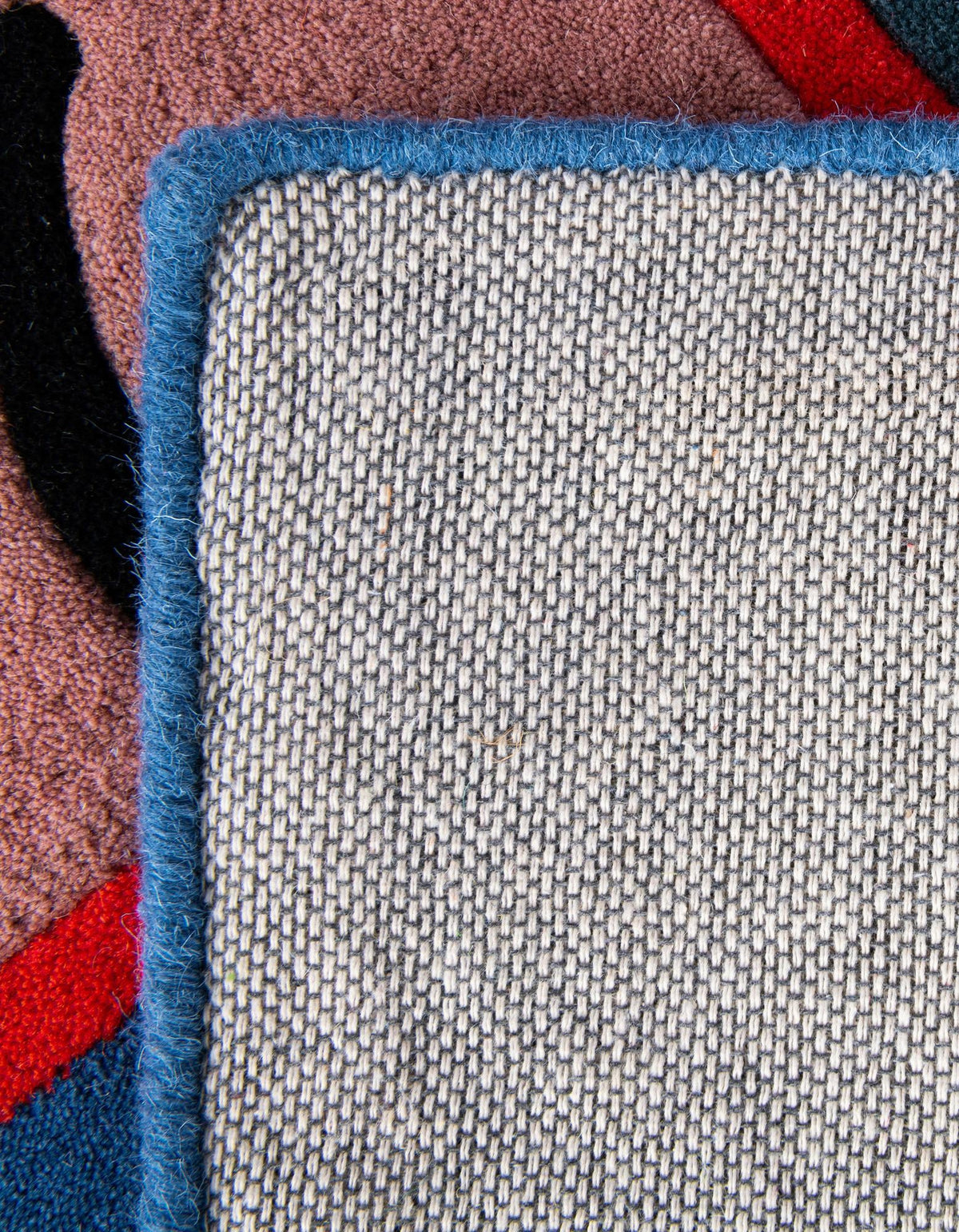 Whimsy Wonders Wool Collection Area Rug -  Desert Rectangle Blue and Orange  lifestyle 16