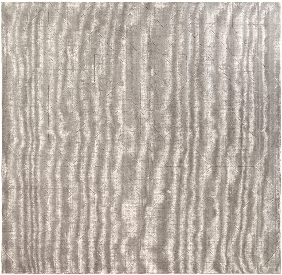 Nordic Loom Geometric Collection Area Rug - Oslo Square Steel gray  lifestyle 116
