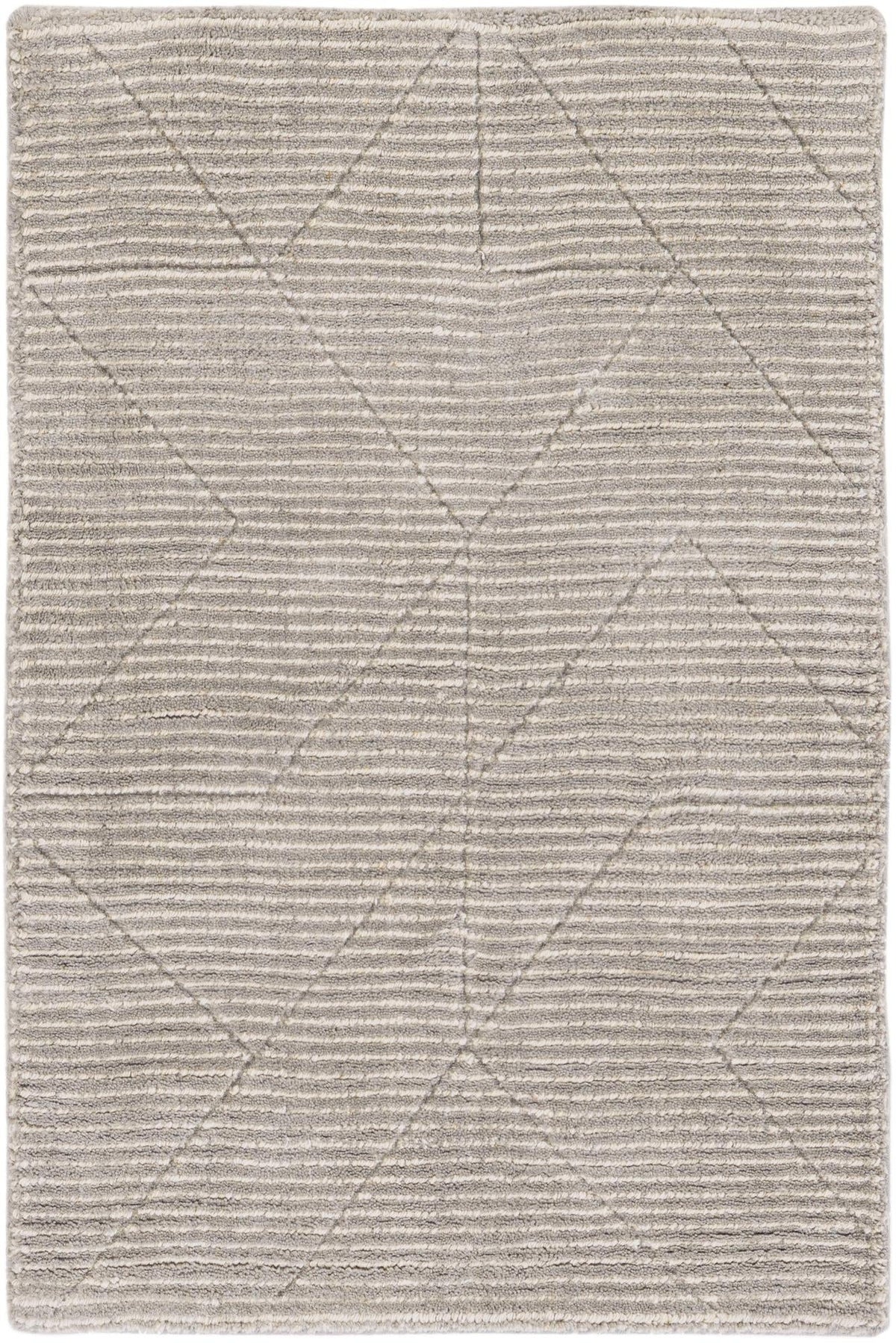 Nordic Loom Geometric Collection Area Rug - Oslo Rectangle Steel gray  lifestyle 2