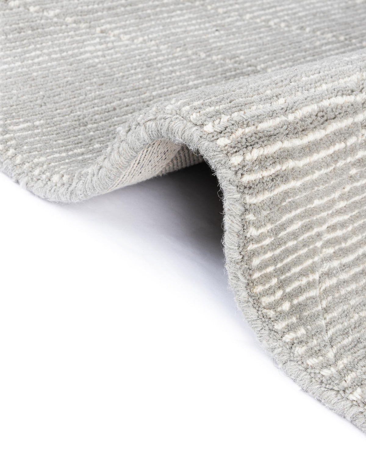 Nordic Loom Geometric Collection Area Rug - Oslo Round Steel gray  lifestyle 145