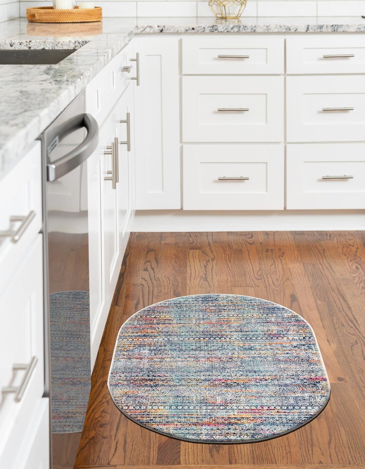 Santa Monica Sands Collection Area Rug -  Zuma Oval Multi  lifestyle 37