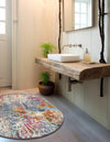 Santa Monica Sands Collection Area Rug -  Pacific Oval Multi  lifestyle 30