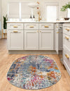 Santa Monica Sands Collection Area Rug -  Pacific Oval Multi  lifestyle 58