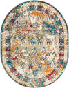 Amalfi Coast Woven Collection Area Rug -  Capri Oval Multi  lifestyle 33