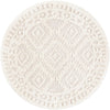 Sahara Chic Collection Area Rug -  Fez Round Ivory  lifestyle 85