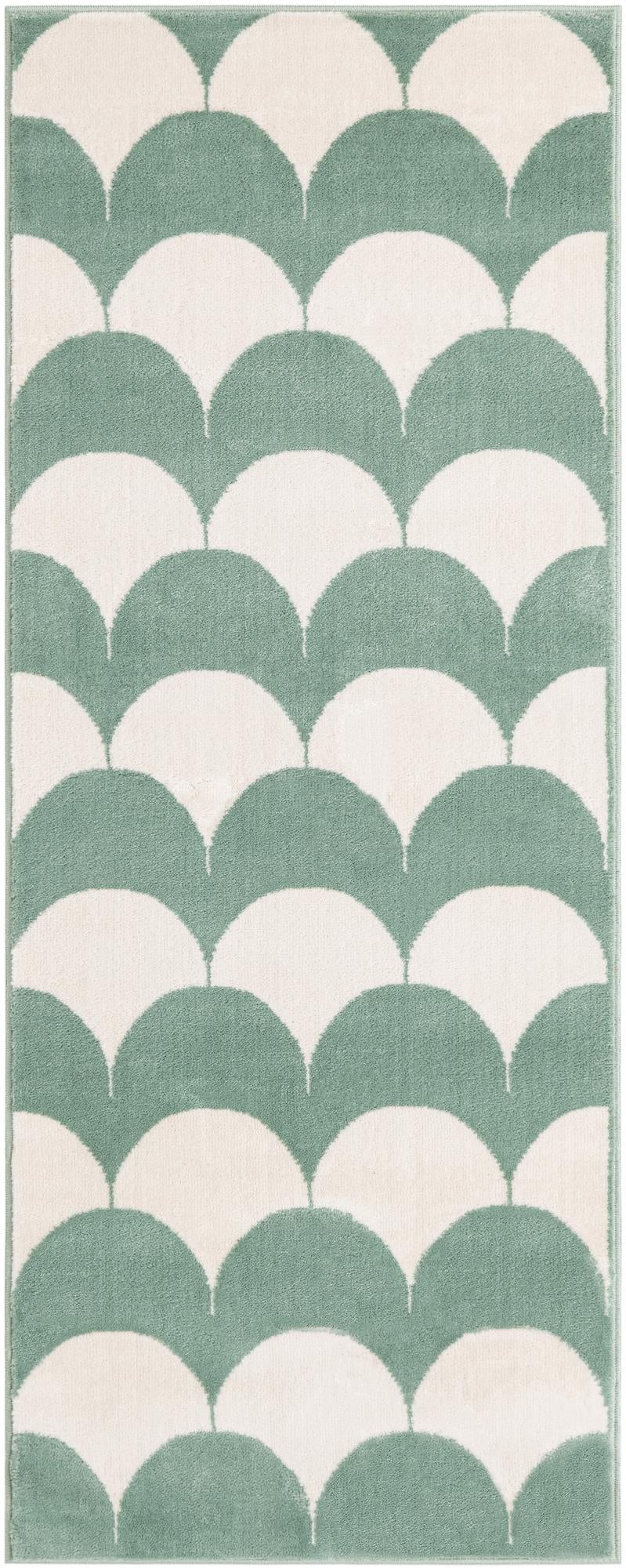 Wonder Tykes Collection Area Rug - Sparklewood Runner Soft Green  lifestyle 109